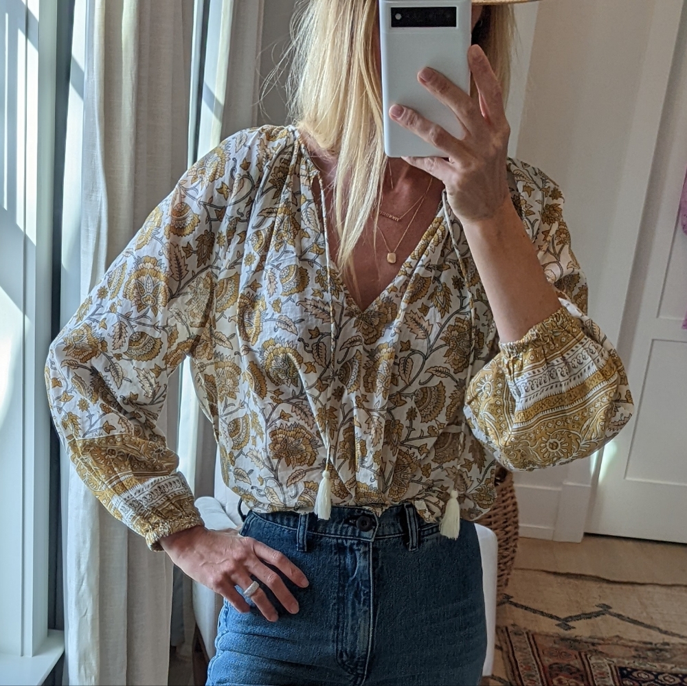 Cleobella Blouse Boho size Small like brand new